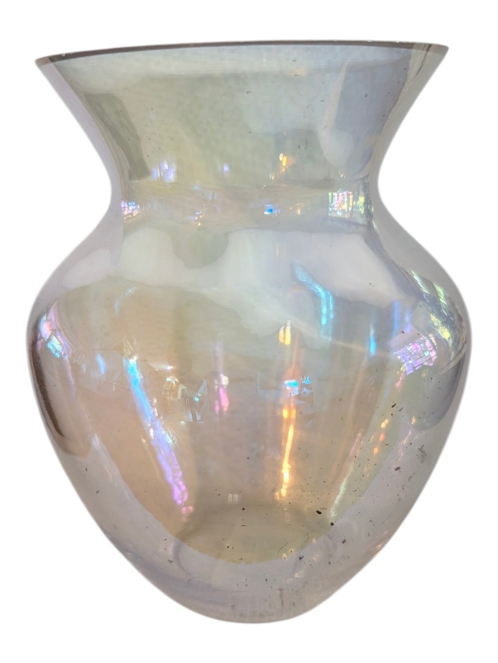 Iridescent Glass Vase